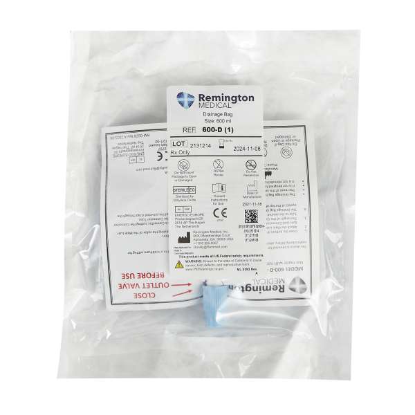BAG, DRAIN BILIARY/NEPHROSTEMY600ML (20/BX) Image