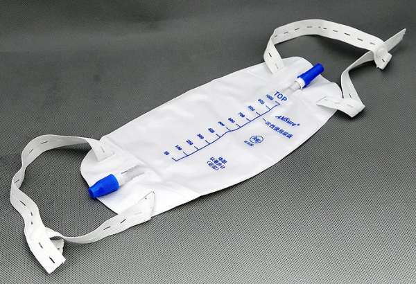 BAG, LEG W/STRAP MED 600ML (48/CS) AMSINO Image