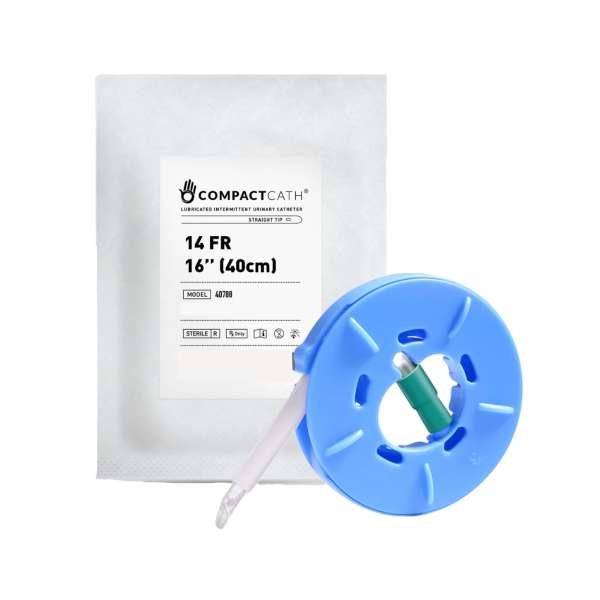 CATHETER, URINARY INTMT PRELUBCOUDE TIP 14FR (30/BX 10BX/CS) Image