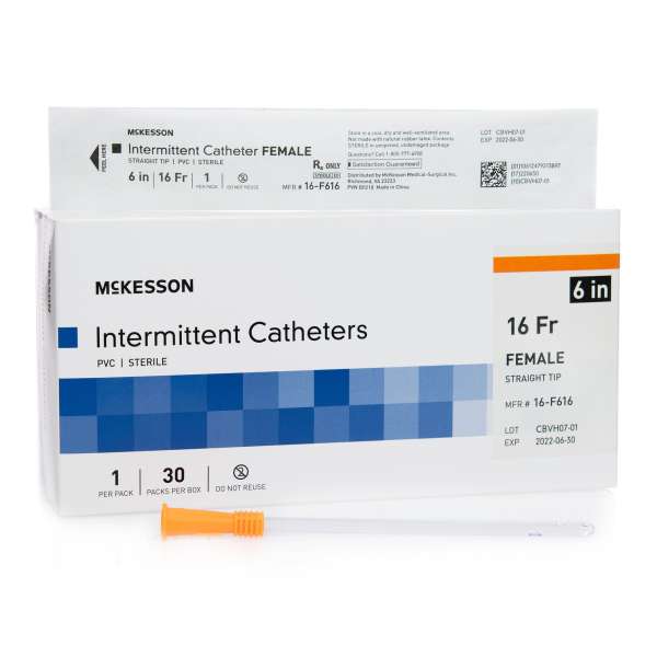 CATHETER, URETHRAL STRAIGHT TIP UNCOATED PVC FEMALE 6