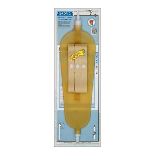 BAG, LEG URINARY LTX REUSE W/ODOR BARRIER 32OZ UROCRE Image