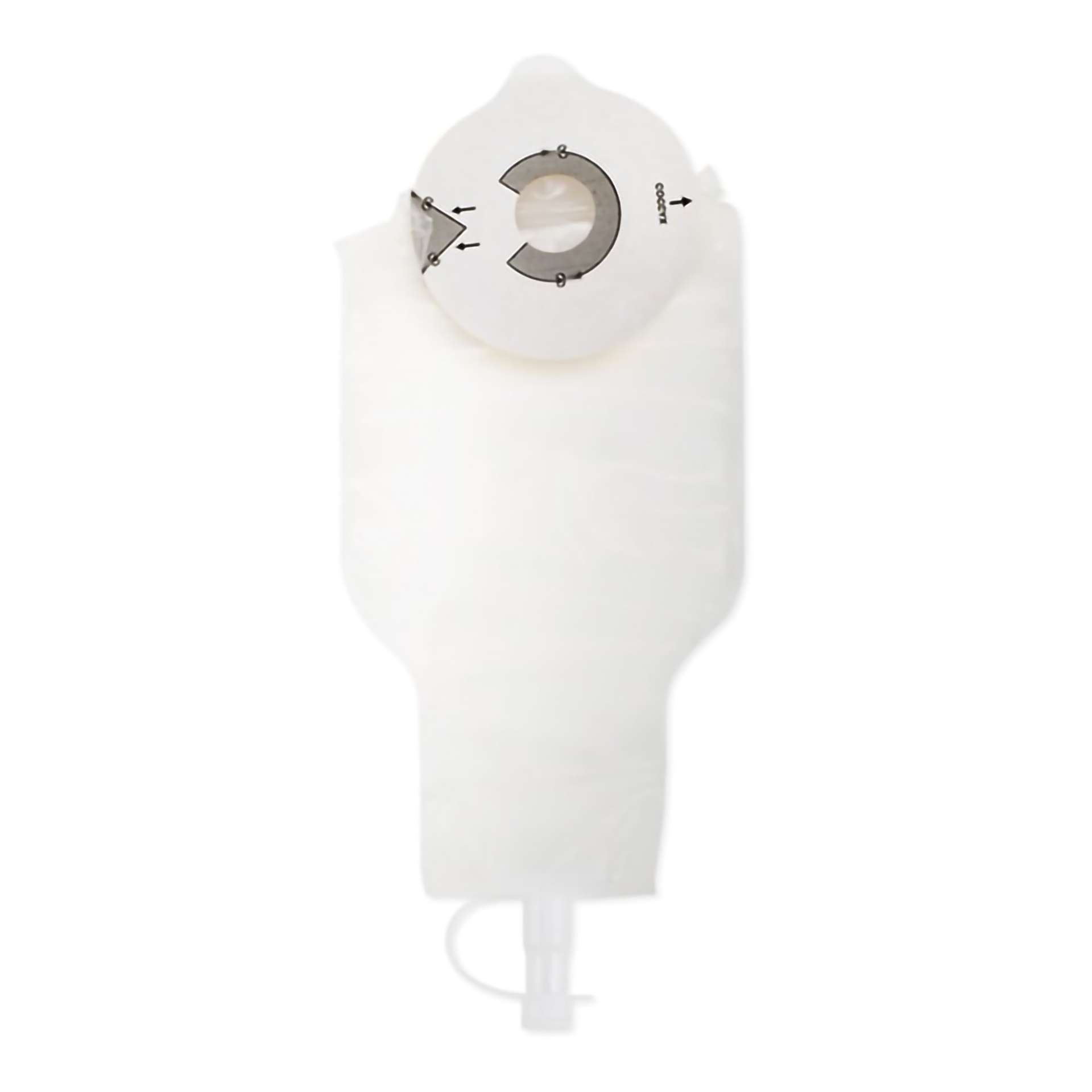 BAG, FECAL INCONT DRN STD (10/BX) HOLSTR Image