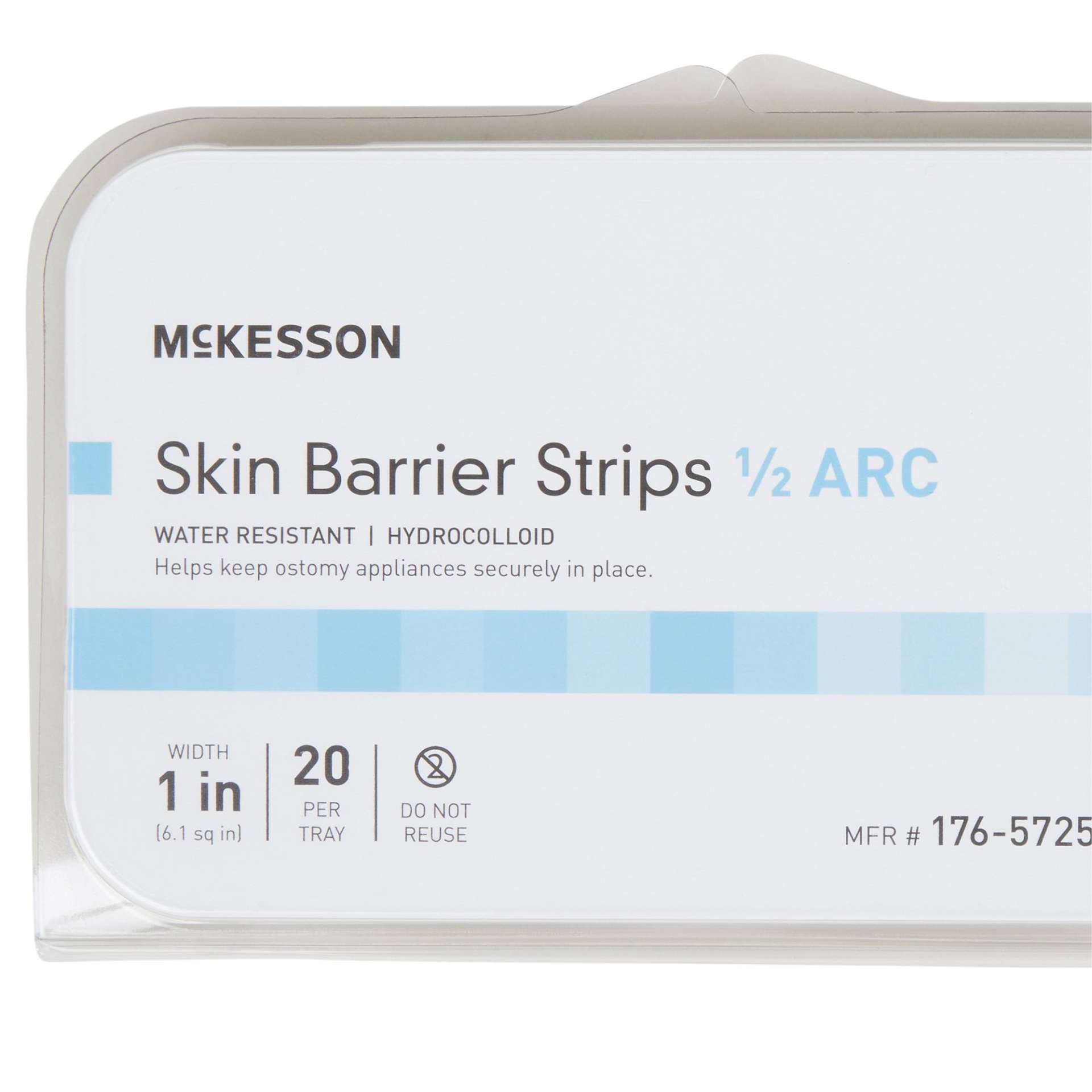 BARRIER, SKIN OSTOMY HALF-ARC(20EA/TR 14TR/CS) Image