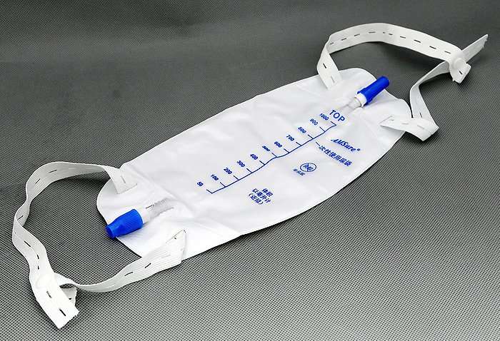 BAG, LEG W/STRAP MED 600ML (48/CS) AMSINO Image