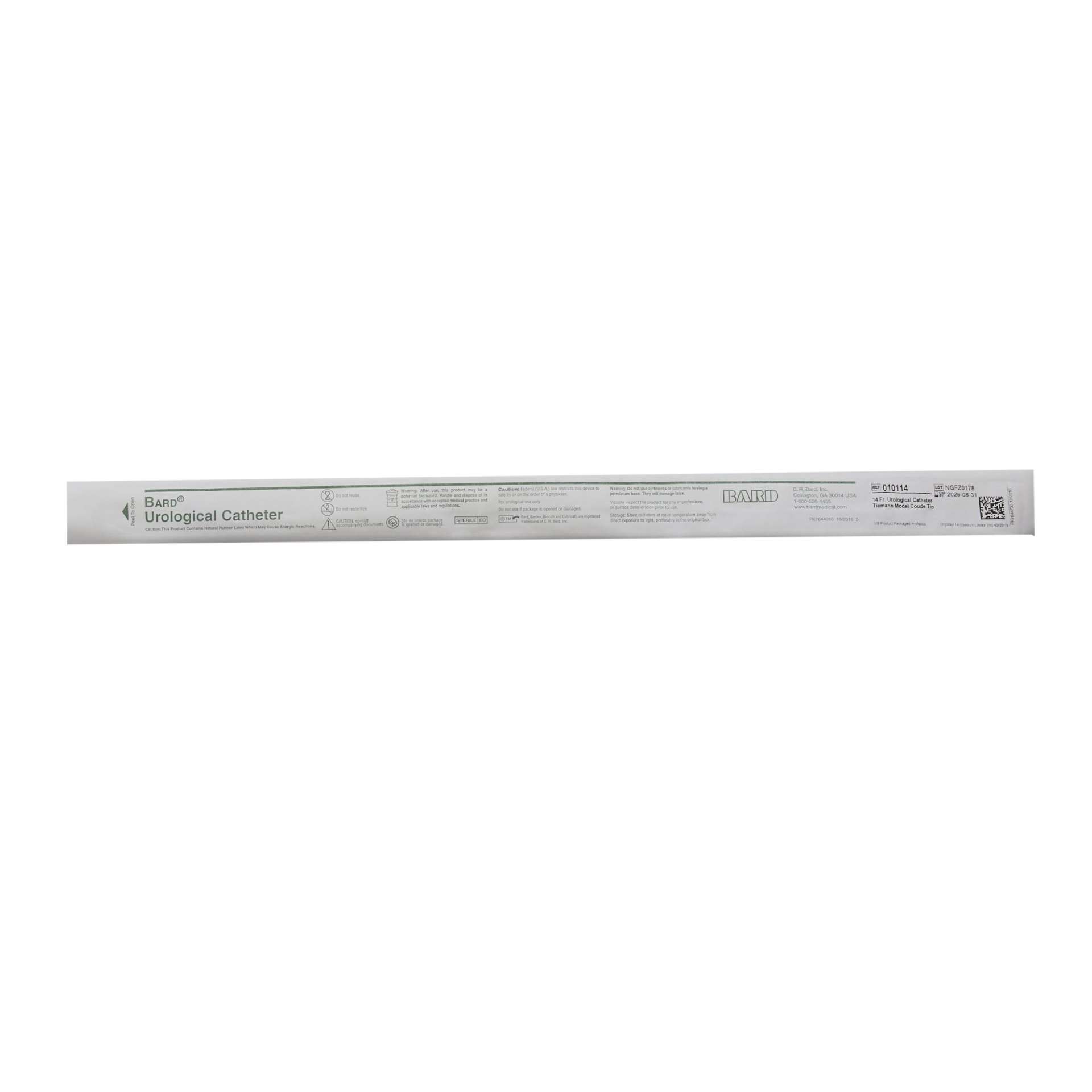 CATHETER, INTRMT COUDE TIEMANOLIVE TIP STR 14FR BARD Image