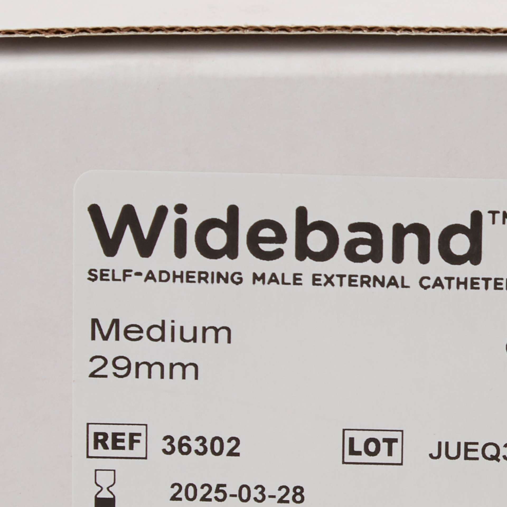 CATHETER, EXTERNAL WIDE BAND ML MED (30/BX) RCHMED Image