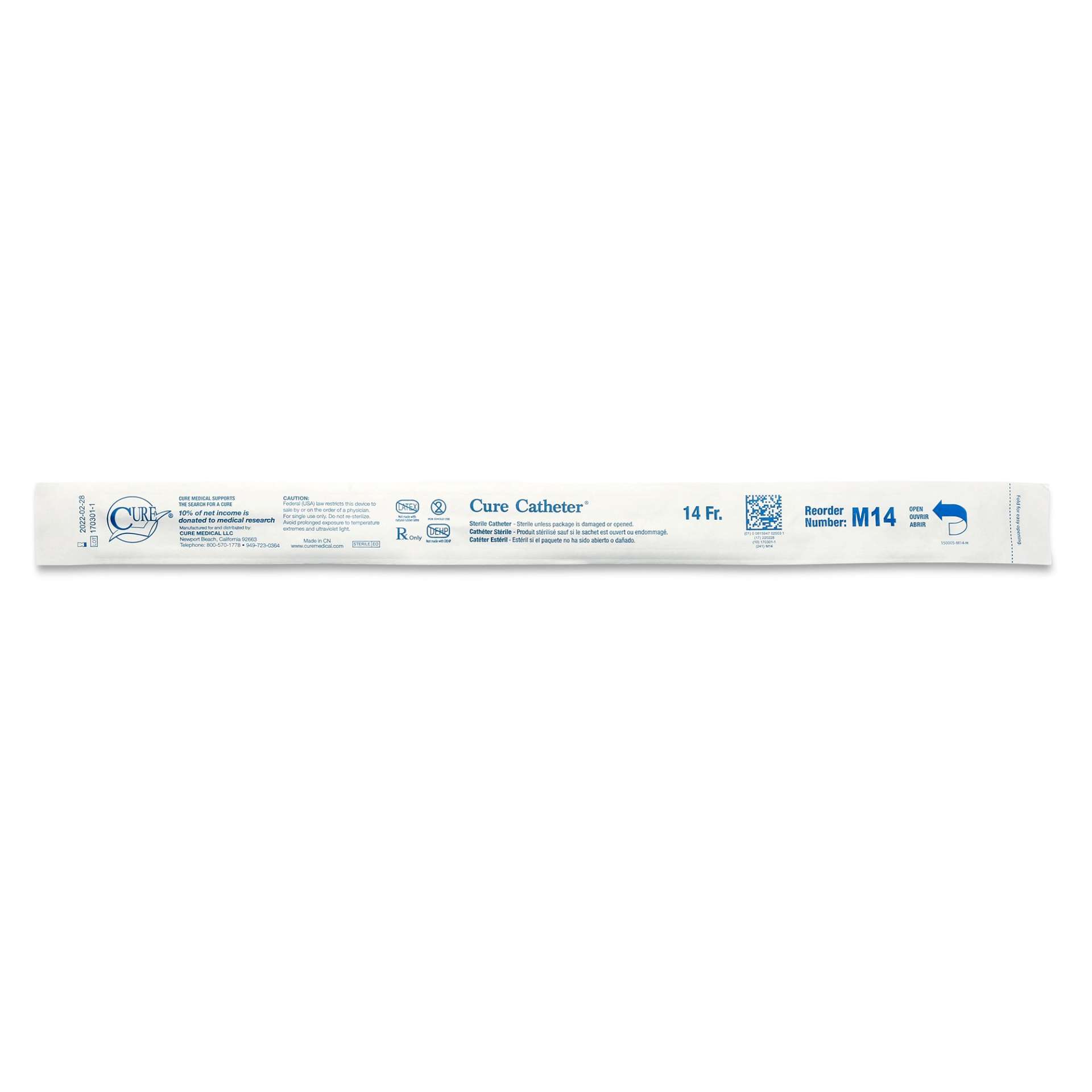 CATHETER, INTMT ML LF RTU 16"14FR (30/BX 10BX/CS) Image