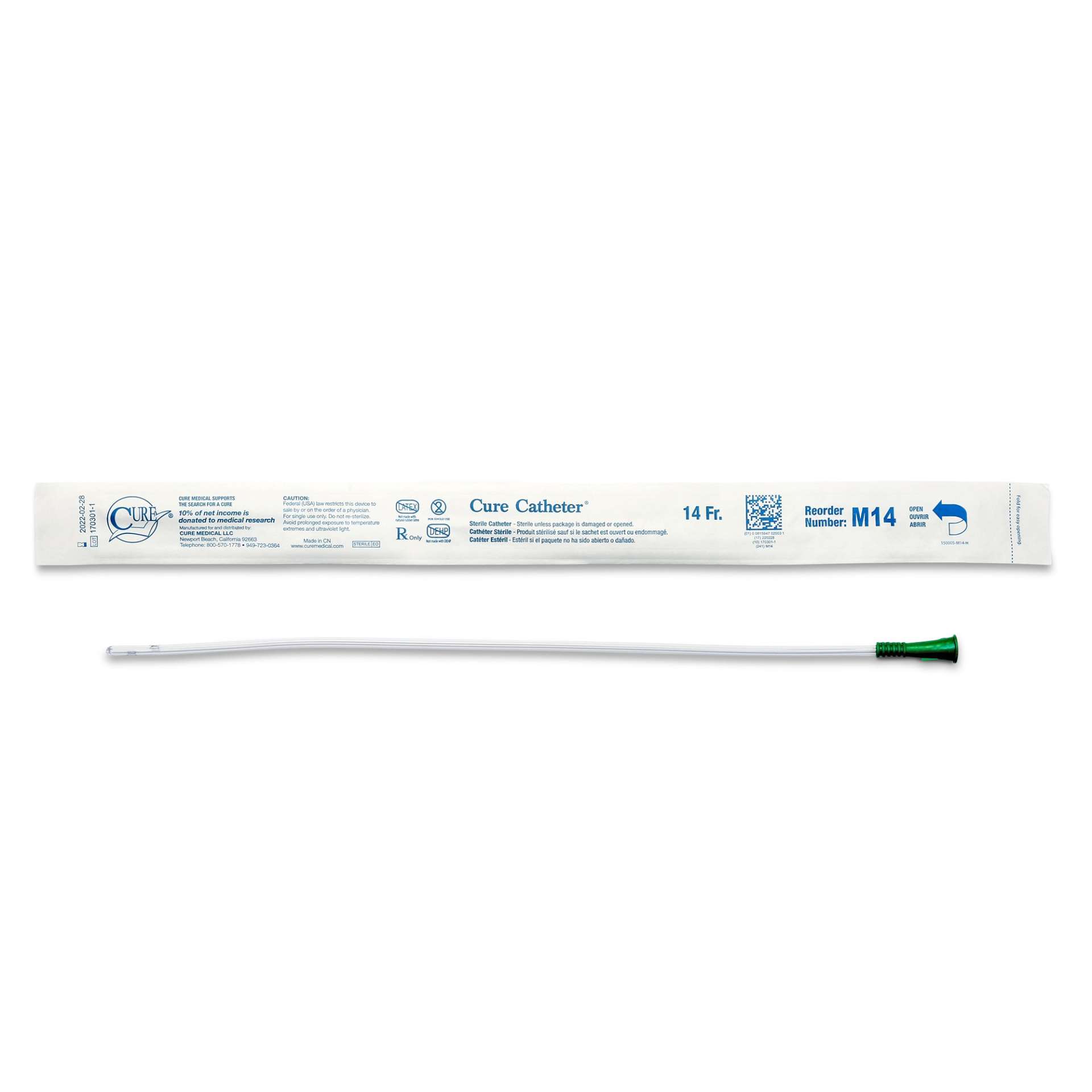 CATHETER, INTMT ML LF RTU 16"14FR (30/BX 10BX/CS) Image