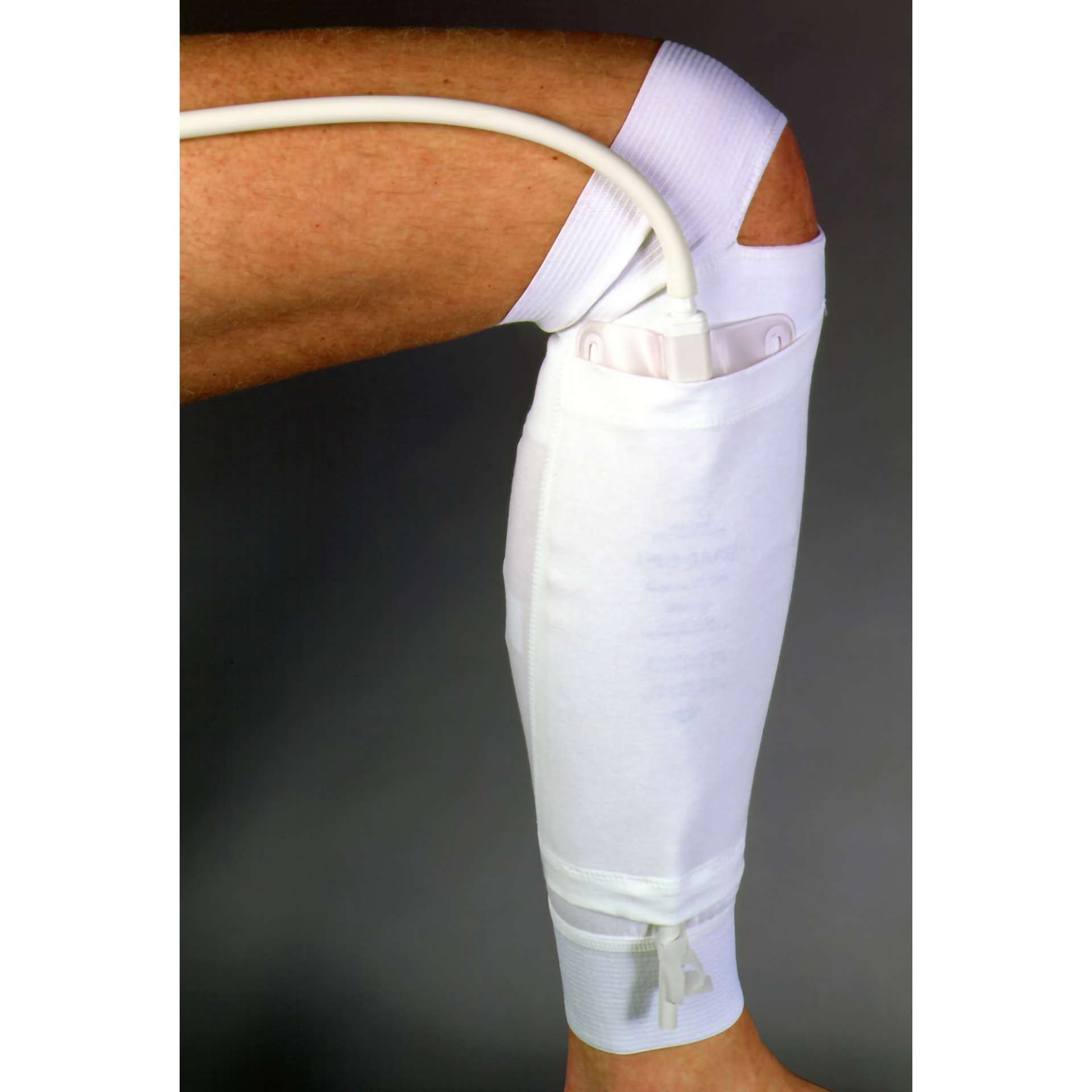 HOLDER, F/LEG BAG FABRIC WHT LEG WHT LG Image